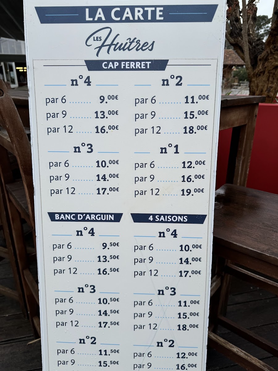 Menu L'oyster Paysan De La Mer (Ex Catherine Roux - Cap Huitres)-2