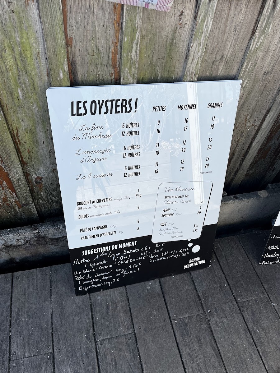 Menu L'oyster Paysan De La Mer (Ex Catherine Roux - Cap Huitres)-3