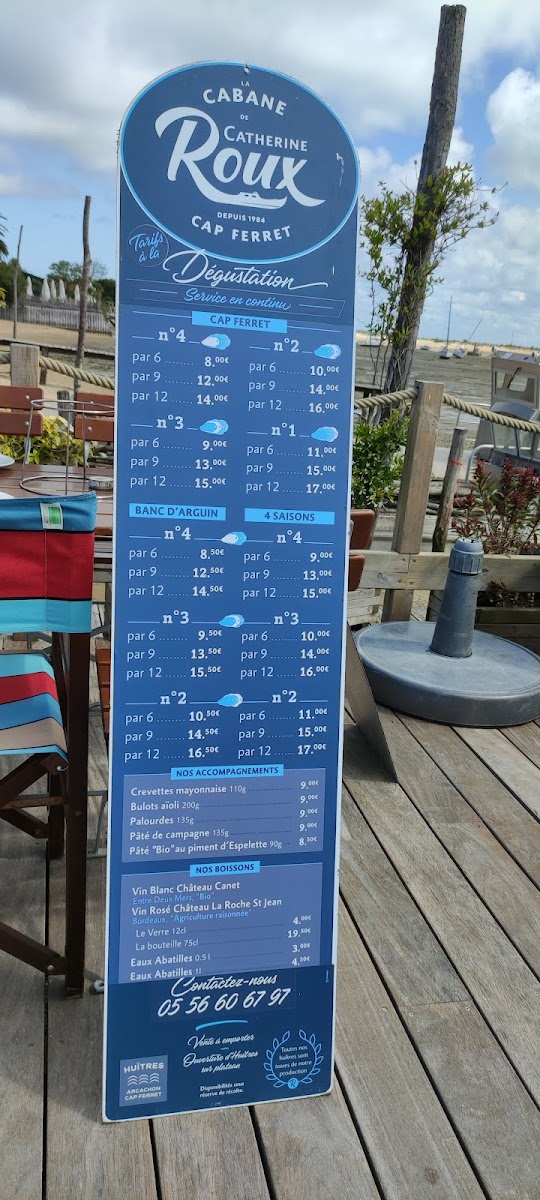 Menu L'oyster Paysan De La Mer (Ex Catherine Roux - Cap Huitres)-8